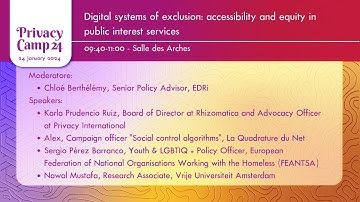 #PC24 - Digital systems of exclusion accessibility and equity in public interest services