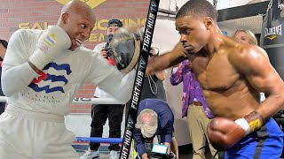 ERROL SPENCE JR VS YORDENIS UGAS WORKOUT COMPARISON | SPENCE VS UGAS