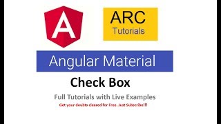 Angular Material Tutorial - Angular Material Checkbox Tutorial | Angular Tutorials For Beginners