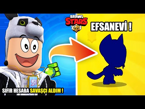 Sıfır Hesaba Efsanevi Savaşçıyı Aldım !! - Panda ile Brawl Stars 2024