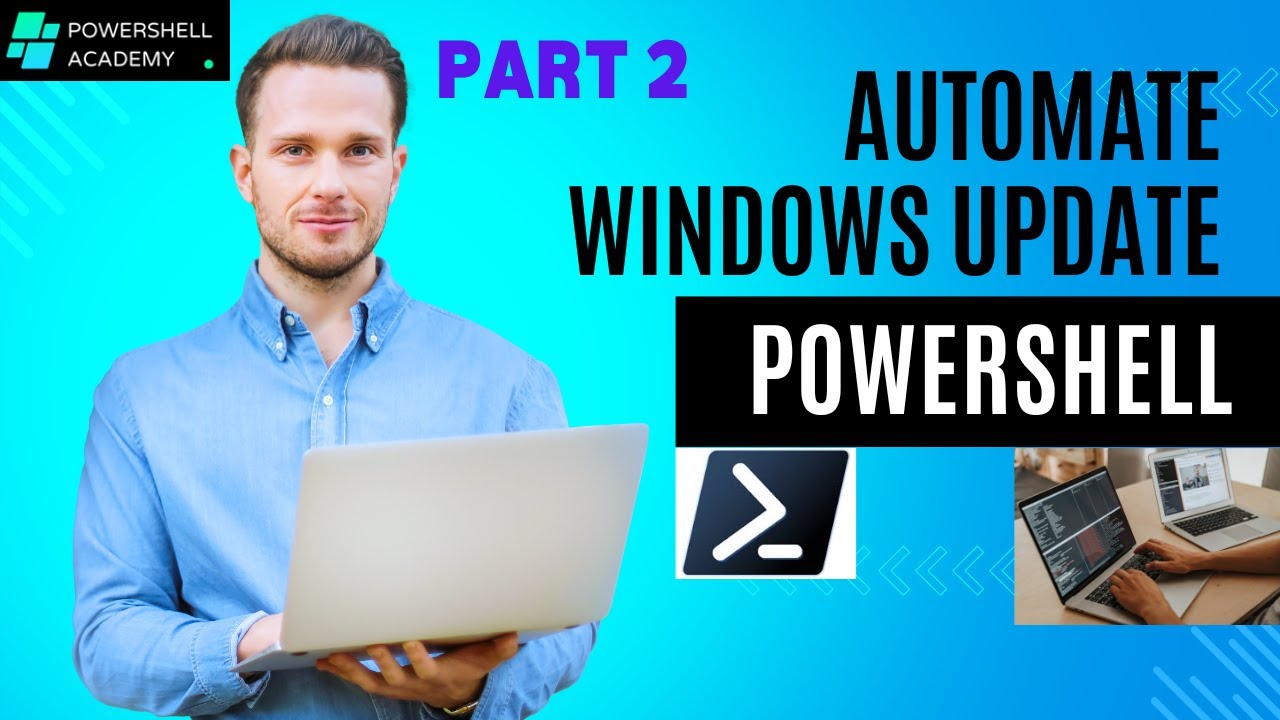 Update Windows using powershell in a single click - PART 2 - YouTube