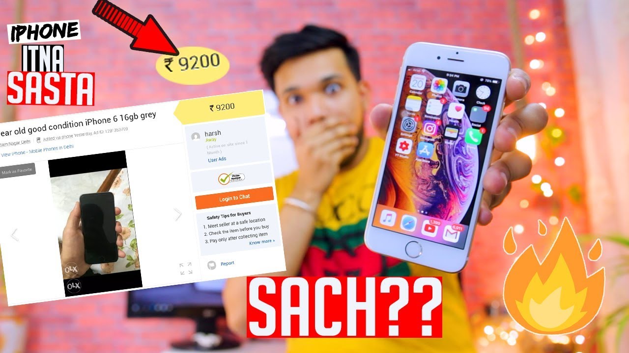 iPhone 6 & 6S 15000 me ! ANDARUNI SACH🔥😱(OLX Juth to Nhi)