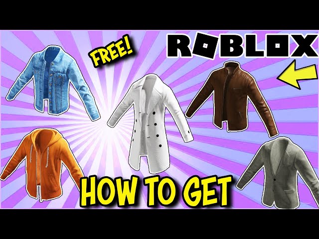 Roblox Detailed Jacket outfits /w Hats and accessories