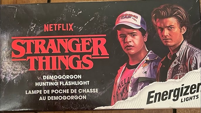 Stranger Things Energizer Demogorgan Hunting Flashlight Unboxing - YouTube