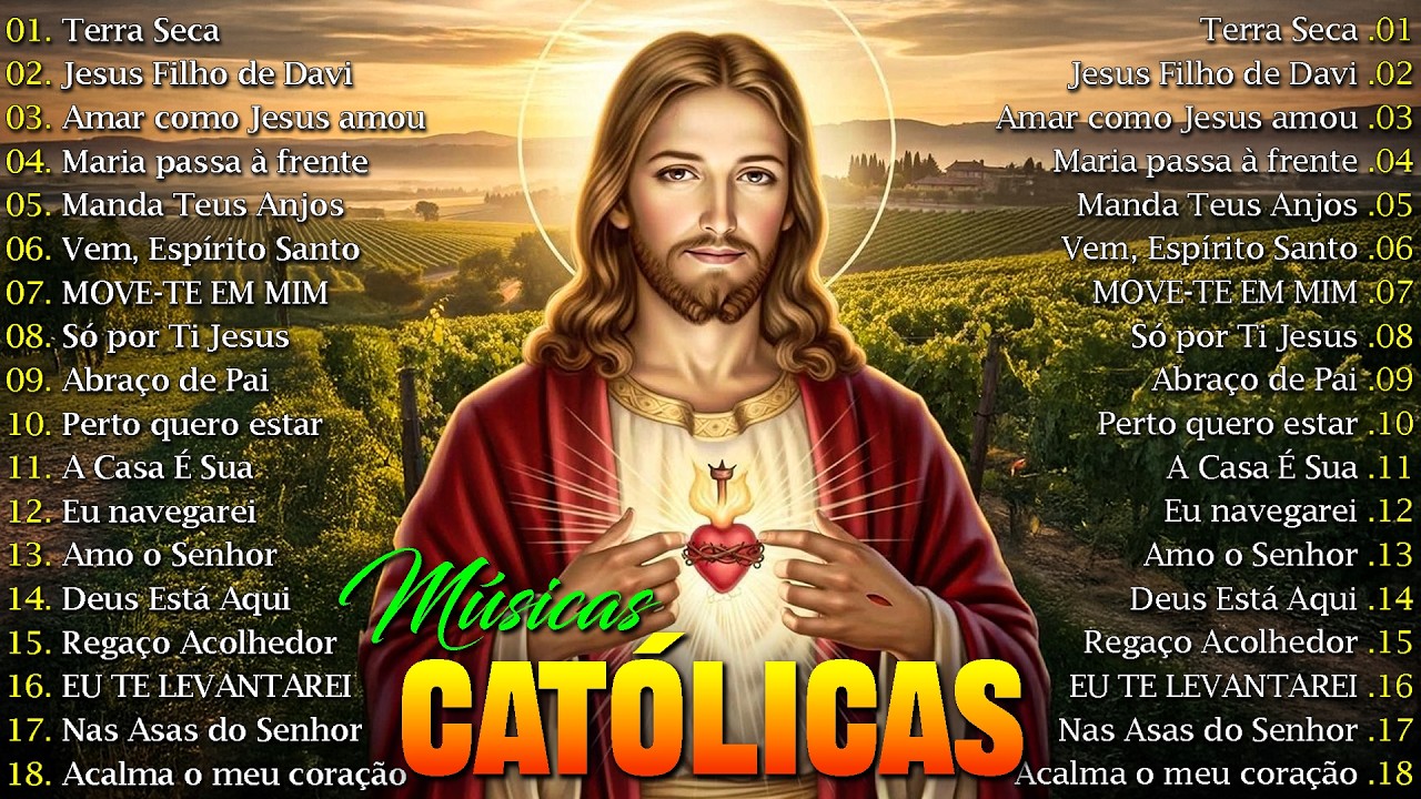 2026 LINDAS MÚSICAS RELIGIOSAS CATÓLICAS | Jesus Filho de Davi / Terra Seca / Vem, Espírito Santo...