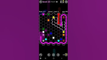 How To Solve Flow Free Hexes Pathway Pack Level 25 11x11 Board Walk Through Solution Walkthrough
