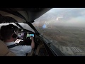 New cockpit view  extreme  crosswind landing at beijing