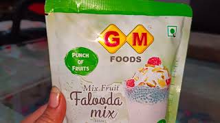 How to make falooda with G M foods Falooda Mix || Honest Review