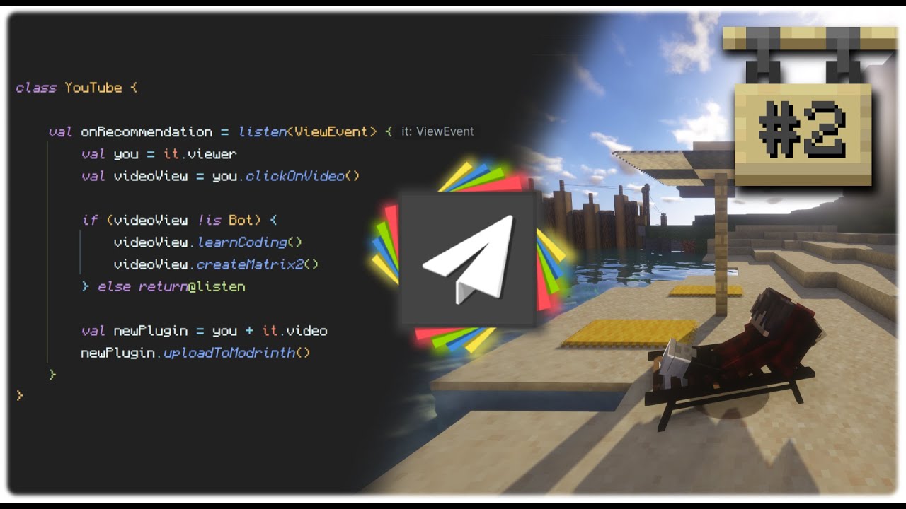 EVENTS EINFACH nutzen - MODERN Minecraft CODING - Tutorial Folge 2 ...