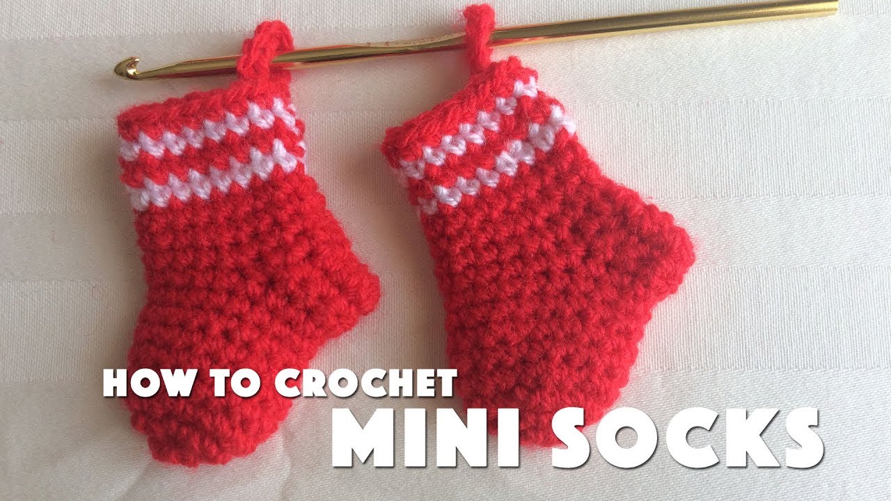 crochet doll socks