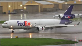 4K | MSP Airport Spotting in Rain & Shine!