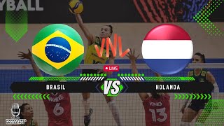 BRASIL x HOLANDA | 2024 FIVB Volleyball Women's Nations League | 30/05/2024