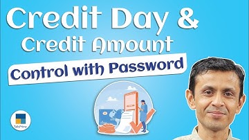 Credit Days & Credit Amount Control with Password TDL for TallyPrime