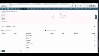 NetSuite Allocation Schedules