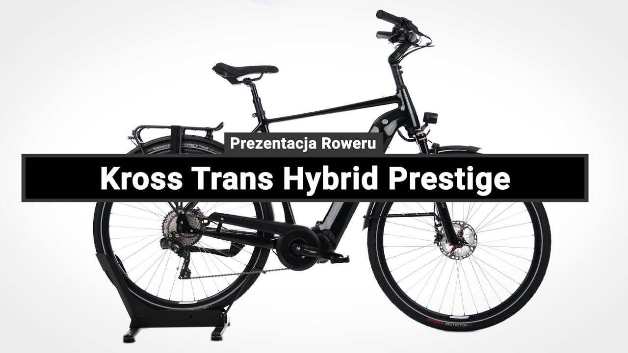Rower Elektryczny Kross Trans Hybrid 6.0 - Prezentacja roweru