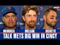 Carlos Mendoza, Nolan McLean, Bo Bichette talk big day in Mets' 9-1 win over Reds