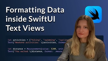 Formatting Data inside SwiftUI Text Views