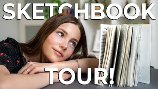 Sketchbook Tour! My FIRST Sketchbook ✰