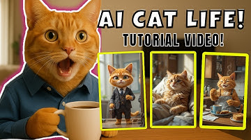 AI Cat Living a Human Life 😄 | Create AI Animal Video 2025!