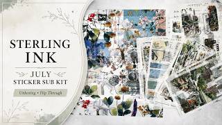 Sterling Ink July Sub Kit Unboxing | Stickers for Planning & Journaling