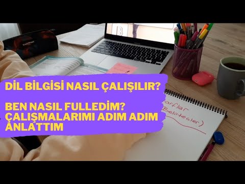 TYT TÜRKÇE DİL BİLGİSİ NASIL ÇALIŞILIR? Nasıl Fulledim? Uygulamalı olarak anlattım.. 💯