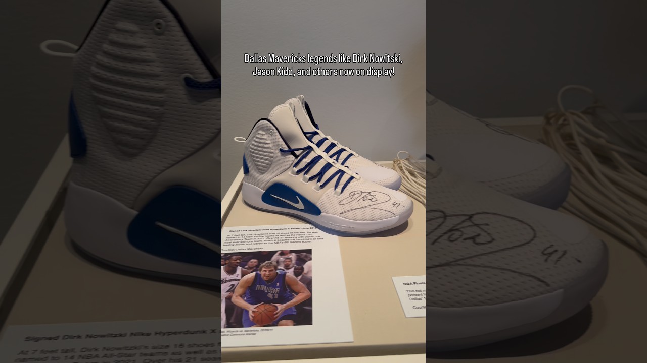 В Центре Буша теперь представлена ​​экспозиция памятных вещей, связанных с командой «Даллас Мавер...