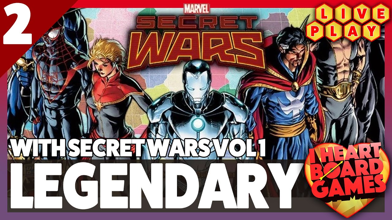 Marvel Legendary Secret Wars Expansion, 3p playthrough