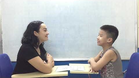 Chí Cường -Test speaking-Hệ thống Anh ngữ Nemo - Tiếng Anh trẻ em 4-15 tuổi