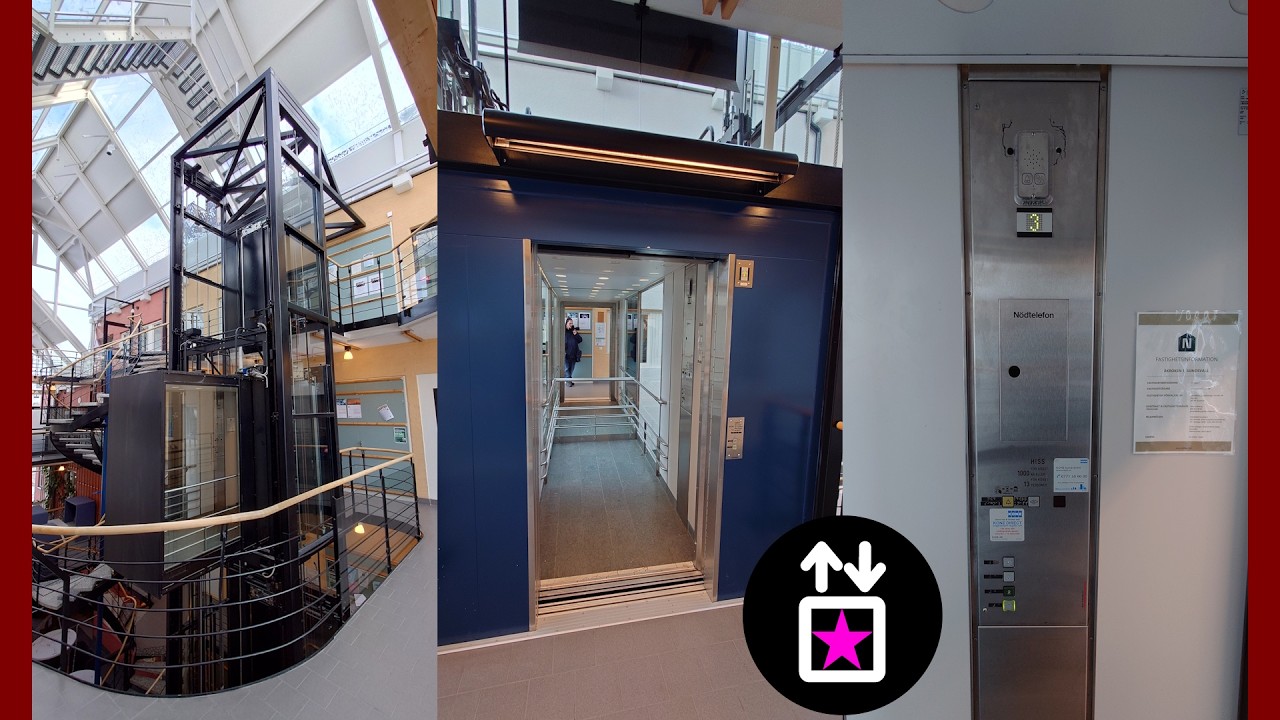 Sundsvall, SWE: 1997 Deve Schindler Hydraulic Elevator at Mittuniversitetet