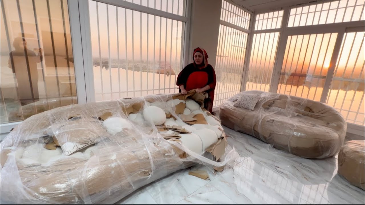 لحظه مؤثره 🏠اليوم اللي كنت مستنياه بقالي سنين في شقتي في وسط النيل 🏡