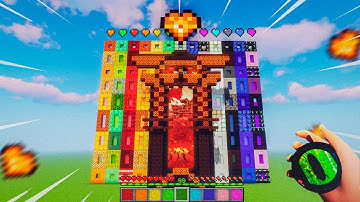 all minecraft nether portals - compilation