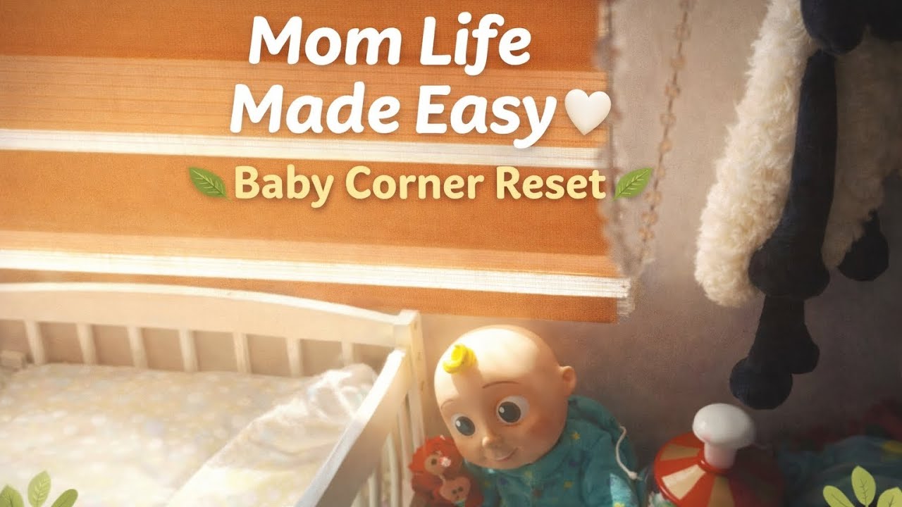 Preparing Baby’s Space 🤍 | Calm Mom Routine 