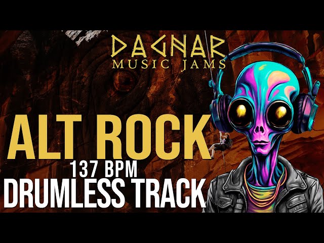 Alt Rock - Drumless Track | 137 BPM | No Drums | Backing Track Jam For Drummers