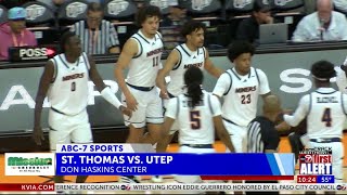 UTEP finds a way to win in OT against D-III opponent St. Thomas, 84-83 News
