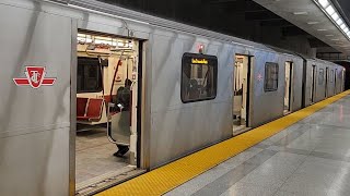 TTC 124 (Toronto Rocket) - 5541-5546 Pulling Into & Departing Highway 407