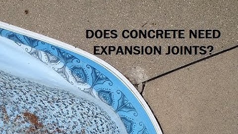 Does concrete need expansion joints?