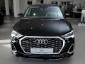 Audi Q3 Sportback. Черный, металлик (Mythos black)