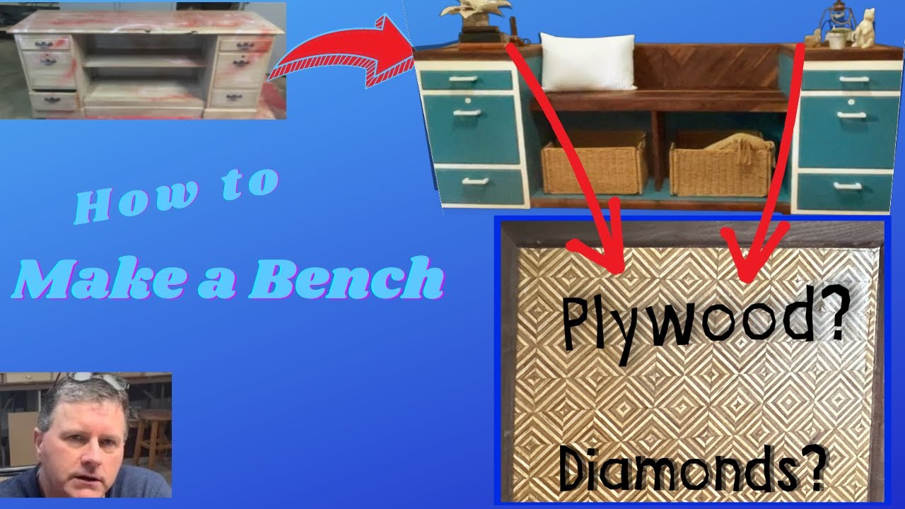How to Make a bench from a television stand. Awesome furniture flip! YouTube