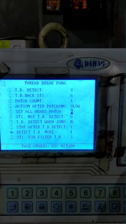 machine setting #shorts #youtubeshort #embroidery
