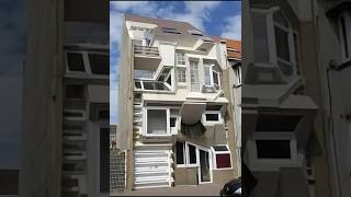 Cursed Buildings with Minecraft Cave Sounds #cursed