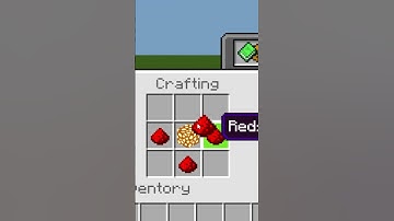 How To Make A Redstone Lamp In Minecraft! #shorts #minecraft #redstonelamp