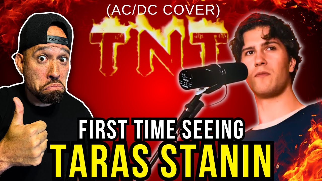FIRST time SEEING Taras Stanin - TNT (AC/DC COVER) OMG,,THIS BEATBOX IS NUTTY!!!!