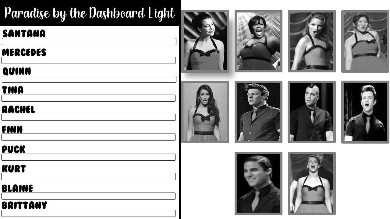 Glee - Who Sang Most in Competitions? (Season 3 - Nationals) | Line Distribution