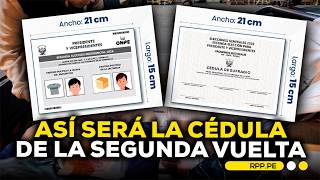 🗳️Elecciones 2026:Así será la cédula de votación para la segunda vuelta este 7 de junio #ROTATIVARPP