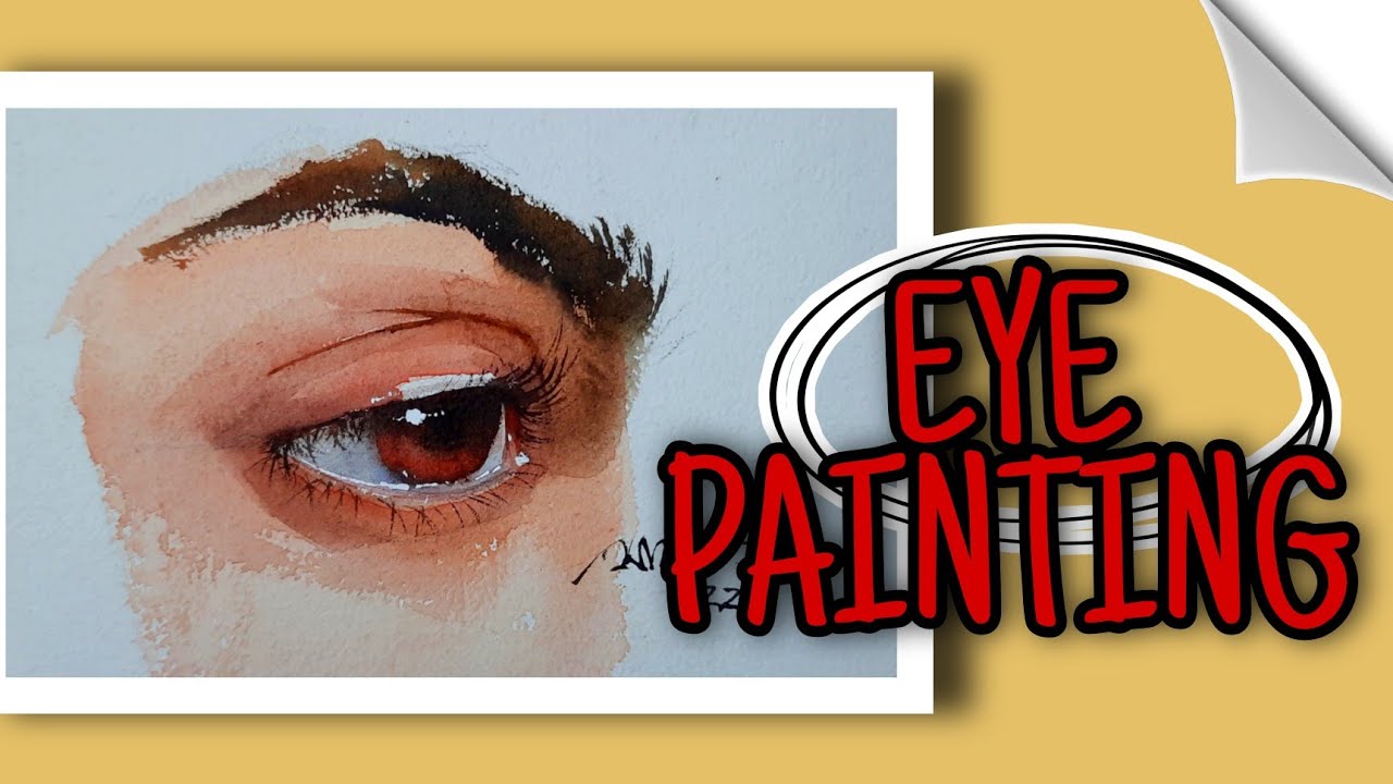 how-to-paint-a-realistic-eye-with-watercolor-viral-viralvideo