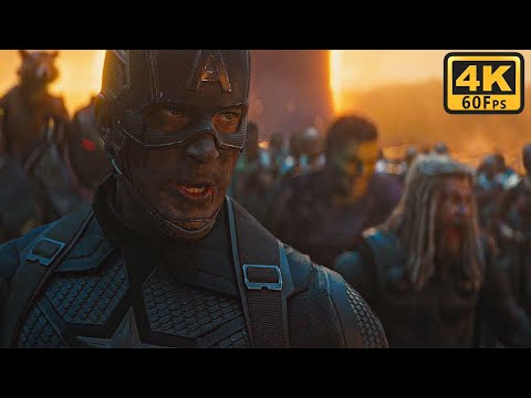 Мстители: Финал | Финальная сцена битвы | 4K 60Fps | Отрывок из фильма | Avengers: Endgame