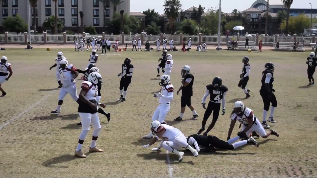 AzDFL ThurmU vs Warriors  Week7