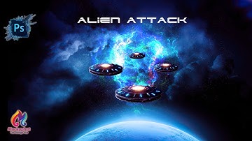 Alien Attack | Easy Attractive Photo manipulation | Photoshop Tutorial