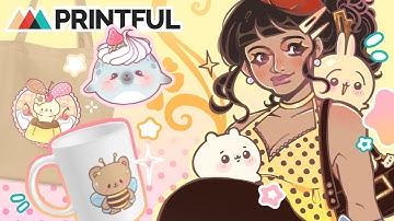 HOW TO MAKE MONEY FROM YOUR ART // print on demand 🩷