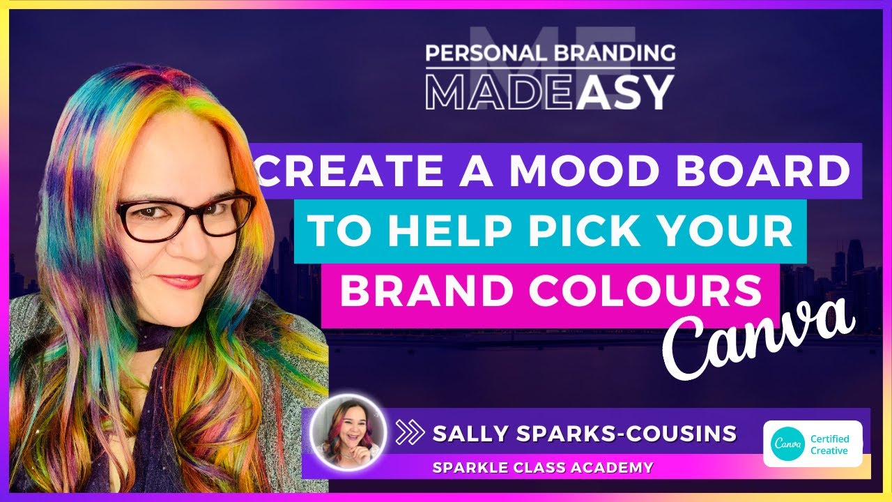Create a Mood Board to Choose Your Brand Colours in Canva - YouTube